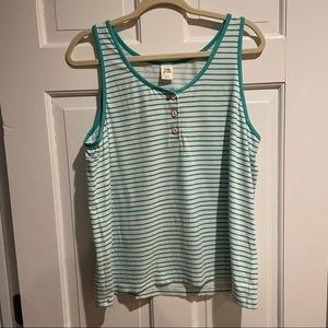 Womens Wildflowers clothing Daydream Believer Staple Tank size L Large, EUC!